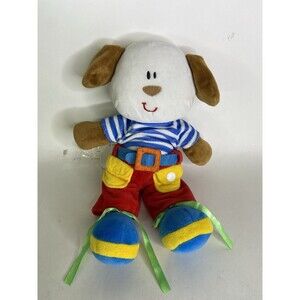 Russ Berrie Bright Beginnings Dog Puppy Activity Doll Stuffed Plush Toy